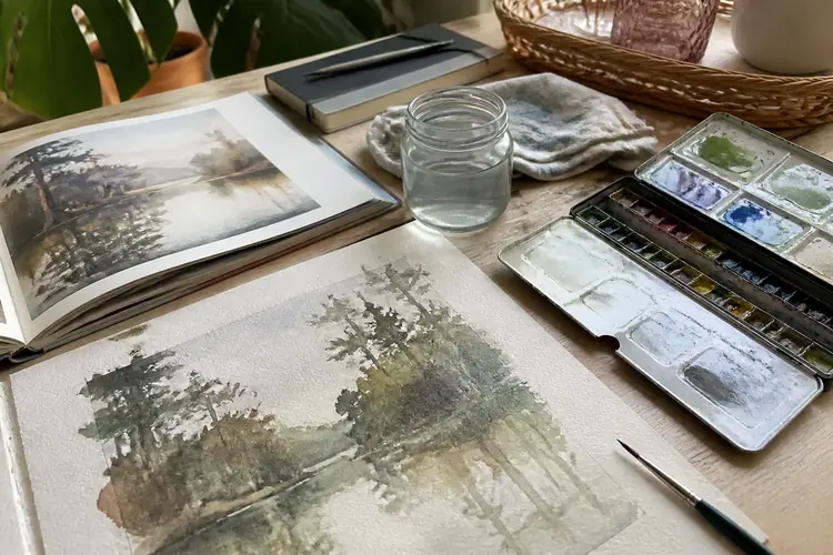 Aquarel inspiratie en kunstenaars